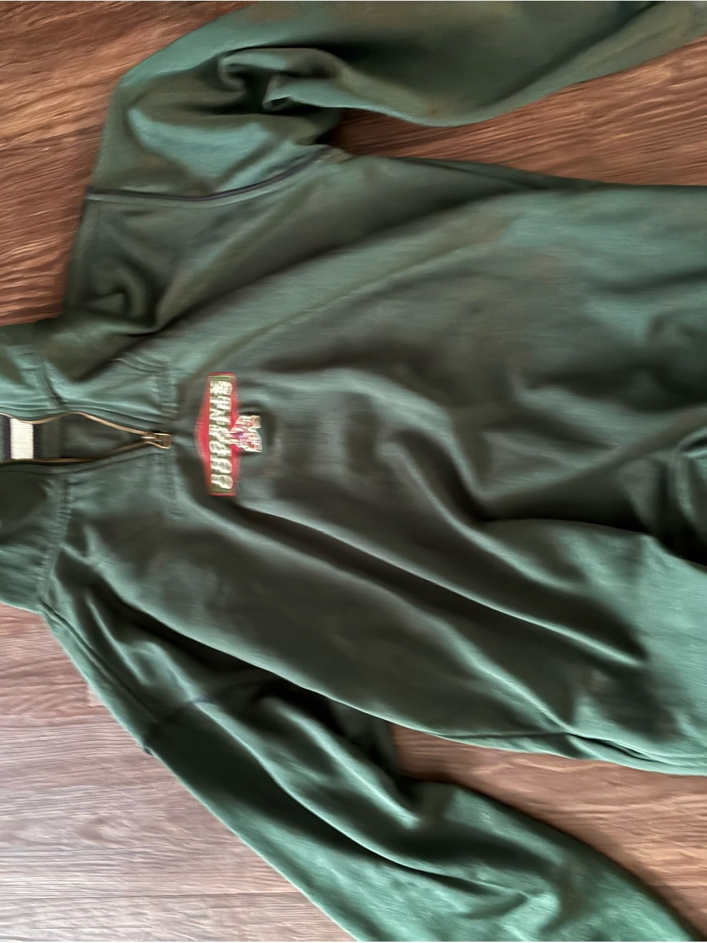 Phoenix coyotes 1/4zip green Sweater.